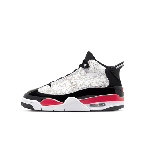 

[DV1360-162] Начальная школа Air Jordan DUB ZERO GS FIRE RED, White/fire red/black