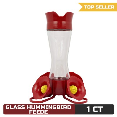 Perky-Pet 8 oz Pinch Waist Glass Hummingbird Feeder
