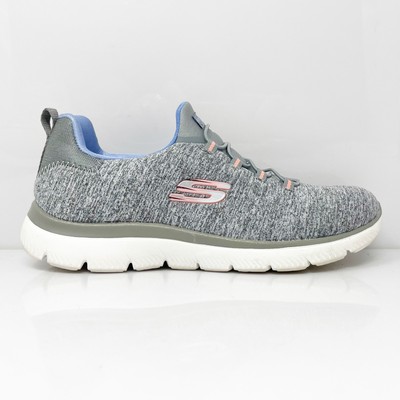 

Skechers Womens Summits Quick Getaway 12983 Серые повседневные туфли Кроссовки Размер 8, Серый, Summits Quick Getaway