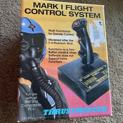 Thrust Master MARK I FCS Controller Flight Control System Vintage Boxed