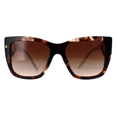 Pre-owned Prada Sunglasses Pr21ys 07r6s1 Caramel Tortoise And White Brown Gradient