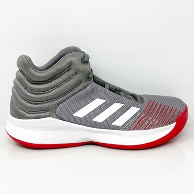 

Adidas Boys Pro Spark 2018 F35676 Серые баскетбольные кроссовки Размер 4.5, Серый, Pro Spark 2018