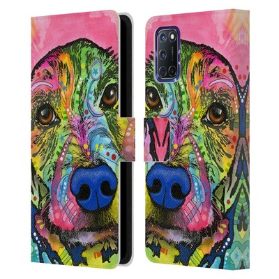 OFFICIAL DEAN RUSSO DOGS 3 LEATHER BOOK WALLET CASE COVER FOR OPPO PHONES