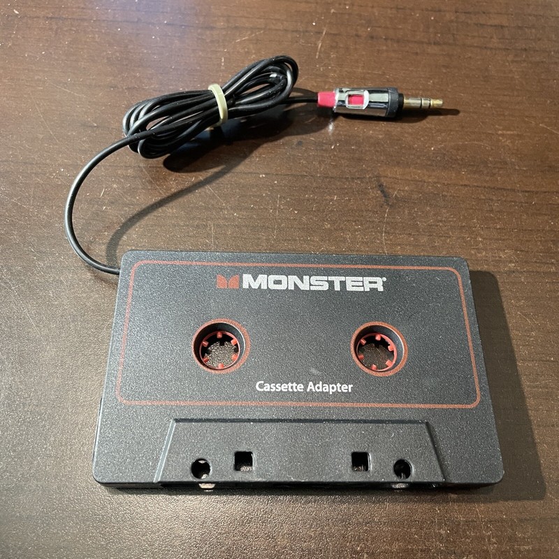 Monster Aux Cord Cassette Adapter 800 - iCarPlay for Car Tap