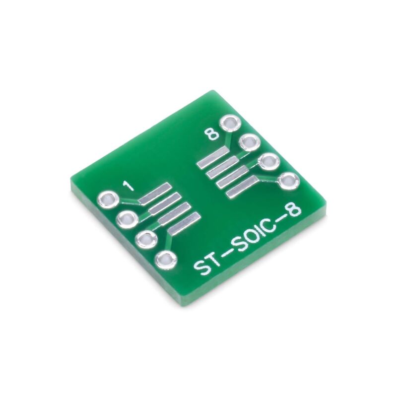 Soic-8 / Sop8 Smd To Dip Adapter, Pcb Breadboard Adapter St-soic-8,  5 Pieces