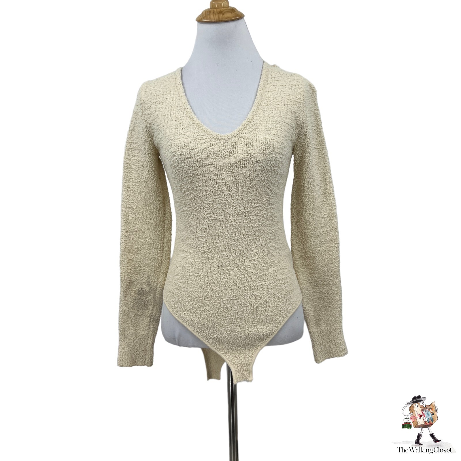 ★andar★ Woollike Stretch V-Neck Long Sleeve s-l400.jpg