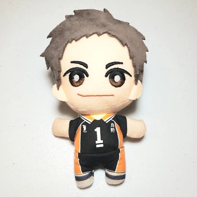 Anime Haikyuu Daichi Sawamura #1 Soft Plush Suffed Toy Mascot Japan Doll 6''