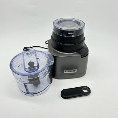 Kenwood Duo Prep 2-in-1 CHP80.000SI Multi-Zerkleinerer & Mahler, Quadblade-Kling