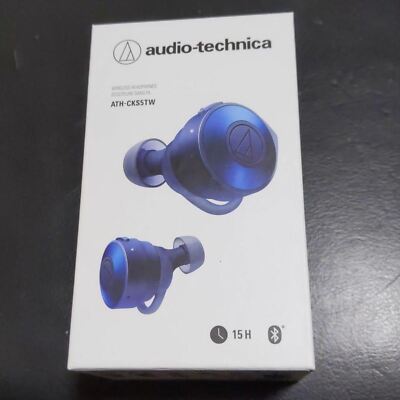 Audio-Technica completely wireless Bluetooth earphones blue ATH-CKS5TW-BL NEW