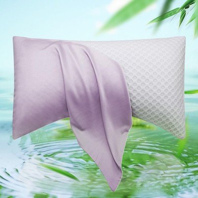 Buy Cooling Side Sleeper Curved Pillow Case, Queen 1 Pack 20x30 Light Purple