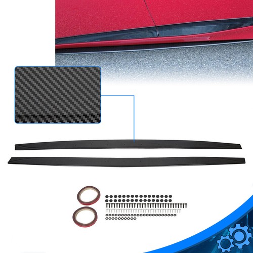 Для BMW F80 2014-18, Боковые юбки в стиле M3, Удлинитель боковой панели из углеродного волокна