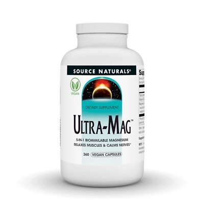 Source Naturals, Inc. Веганская капсула Ultra-Mag 360