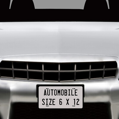Outer Space Galaxy License Plate Tag Personalized Any Text car ATV bicycle gift