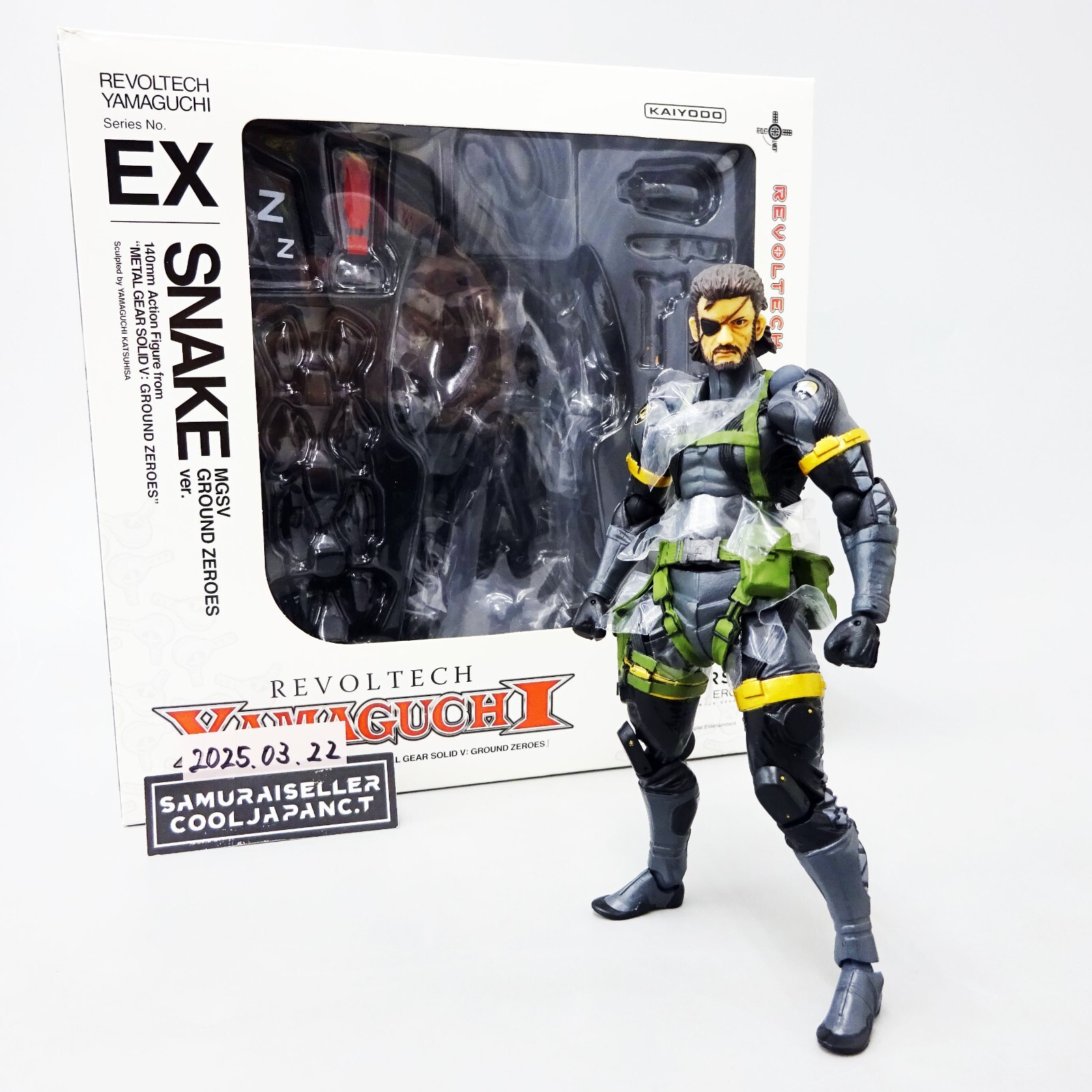 L GEAR SOLID 5 GroundZERO　スネーク Metal Gear Solid V Ground Zeroes SNAKE No.EX Revoltech