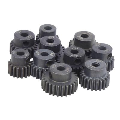 10Pcs 16T 25T 7075 Aluminum Pinion Gear Set for RC Car Brushless Motor 48P
