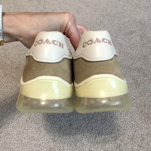 Coach Citysole Court Sneaker With Fur Shade:OAT Women’s Size 9