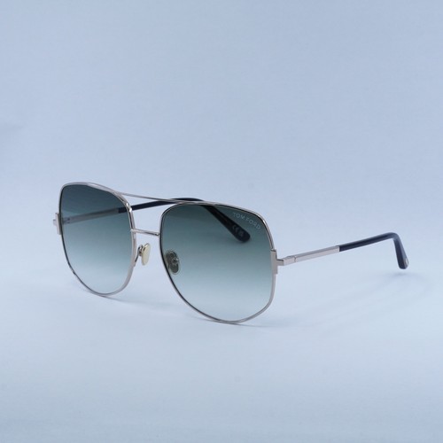 Pre-owned Tom Ford Ft0783 28b Shiny Rose Gold/gradient Smoke 62-17-140 Sunglasses In Gray