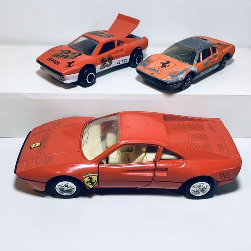 Lot of (3) Ferrari Diecast - MC Toy 288 GTO / Majorette GTO