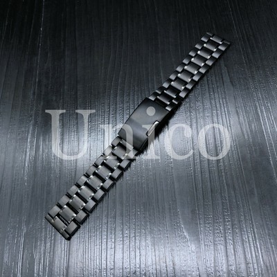 20MM FITS FOR OMEGA WATCH BAND 2541.80 BRACELET STAINLESS HEAVY BLACK