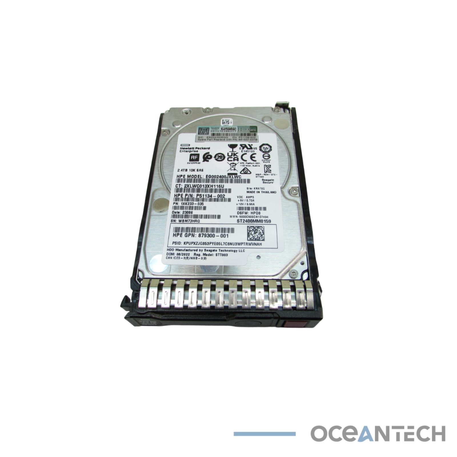 HPE EG002400JXLWC 2.4TB 10K 2.5