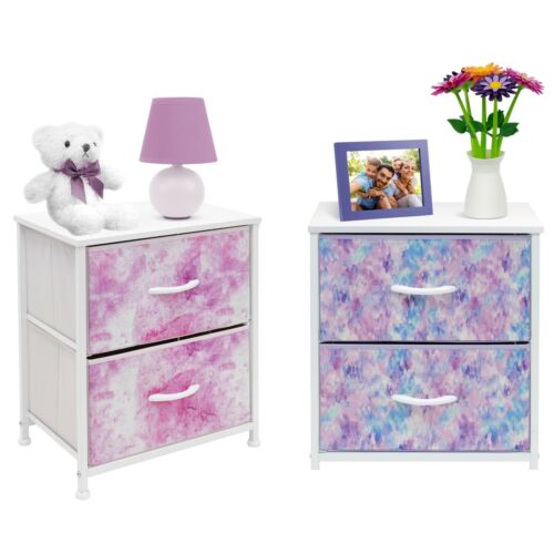 Sorbus 2-drawer Nightstand - Bedside Furniture & Accent End Table Chest Storage