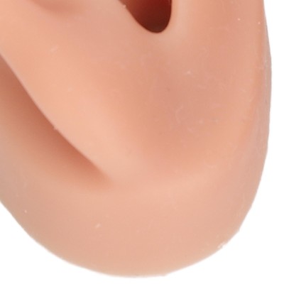 2 Pair 3D Silicone Ear Model Soft Flexible Left Right Ear Simulated Fake Mod HAO