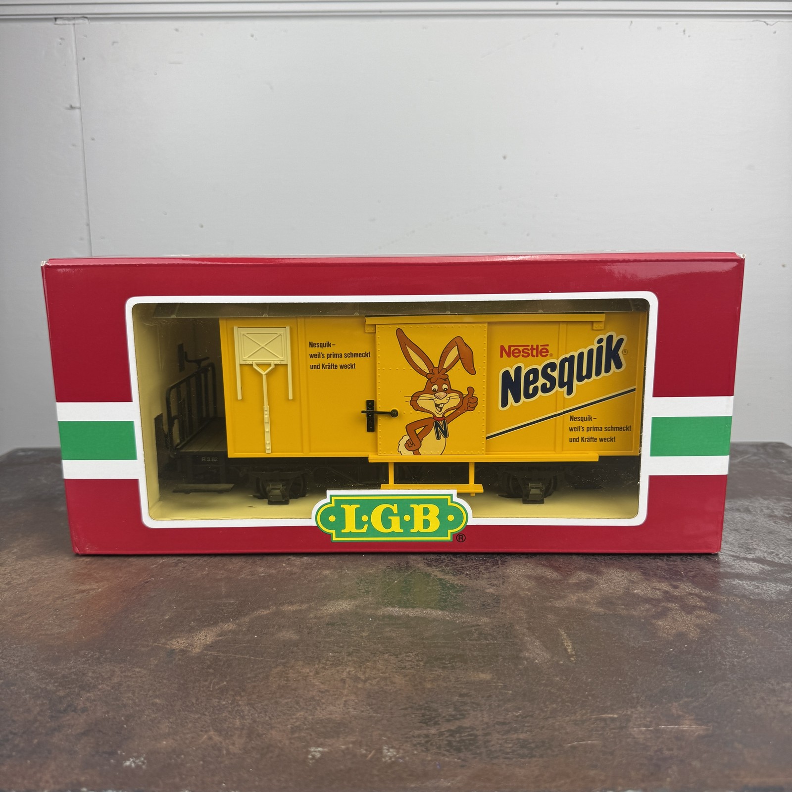 LGB G Scale 45280 Nestle Bunny Nesquik Box Car 23C- w/ Box