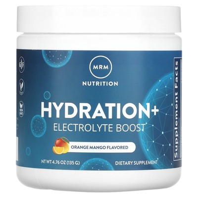 Hydration+ Electrolyte Boost, Orange Mango, 4,67 унции (135 г)