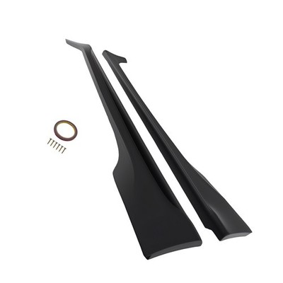 ABS Plastic Side Skirt Extension for Subaru BRZ Scion FR-S 2012-2021 Black