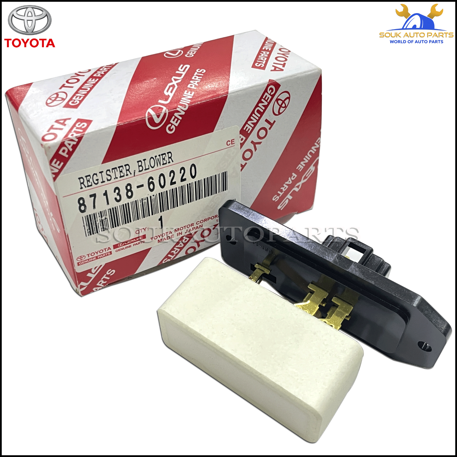 プレーヤー SOUTHER Toyota 87103-60451 Genuine Motor Sub-assy Blower W/Fan For