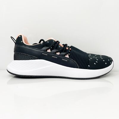 

Кроссовки Under Armour Womens Charged Breathe 3023222-001 Черные кроссовки 6.5, Черный, Charged Breathe