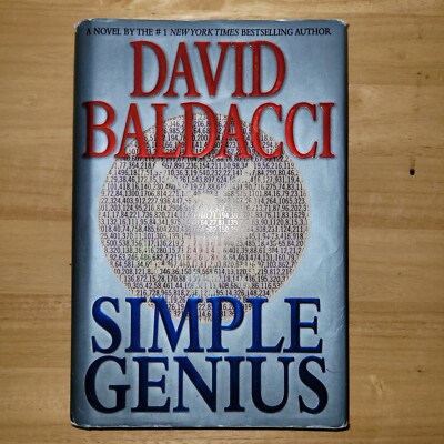 Simple Genius by David Baldacci Hardcover 2007 First Printing King & Maxwell