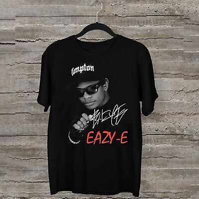 Rare Eazy-E Signature Tee Singer Black All Size T-Shirt