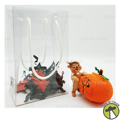 Annalee Mobilitee Dolls 3'' Little Chippy Doll, Pumpkin & Gift Bag No. 324602 NEW