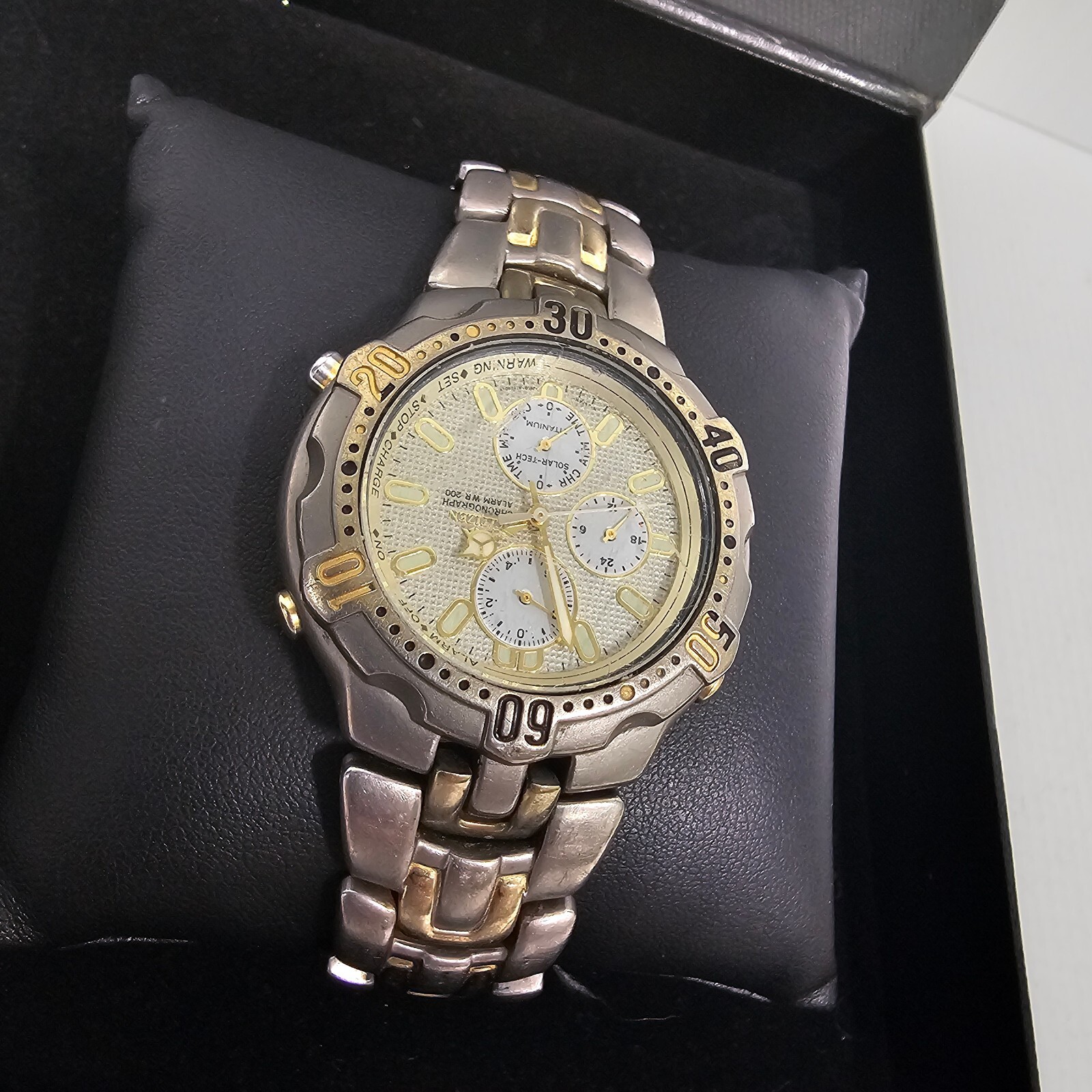 Citizen Eco Drive Chronogrph GN 4 S 0850 H10341 TA 7 3 4 16 290 126313123325