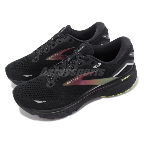 

Brooks Ghost 15 Reflective Black Lime Женская спортивная обувь для бега 1203801B-013, Черный, Ghost 15