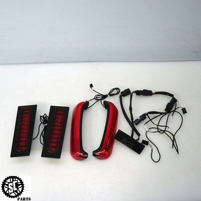 2022 HARLEY ULTRA LIMITED CUSTOM DYNAMICS SADDLEBAG LID FILLER TAIL LIGHT STROBE