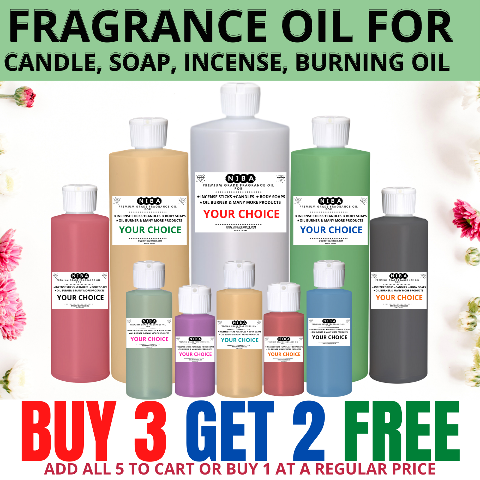 For Diy Candle Making Burning Oil Incense Stick Lotion Scented Oil