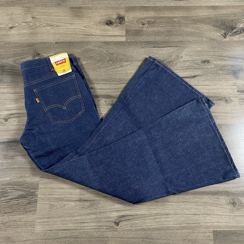 Vintage Levis 684 Orange Tab Bell Bottom Mens Jeans 34x32