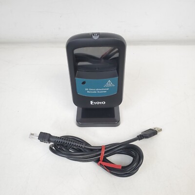 Eyoyo EY-2200C Desktop 2D Hands-Free USB Wired Barcode Scanner Omnidirectional