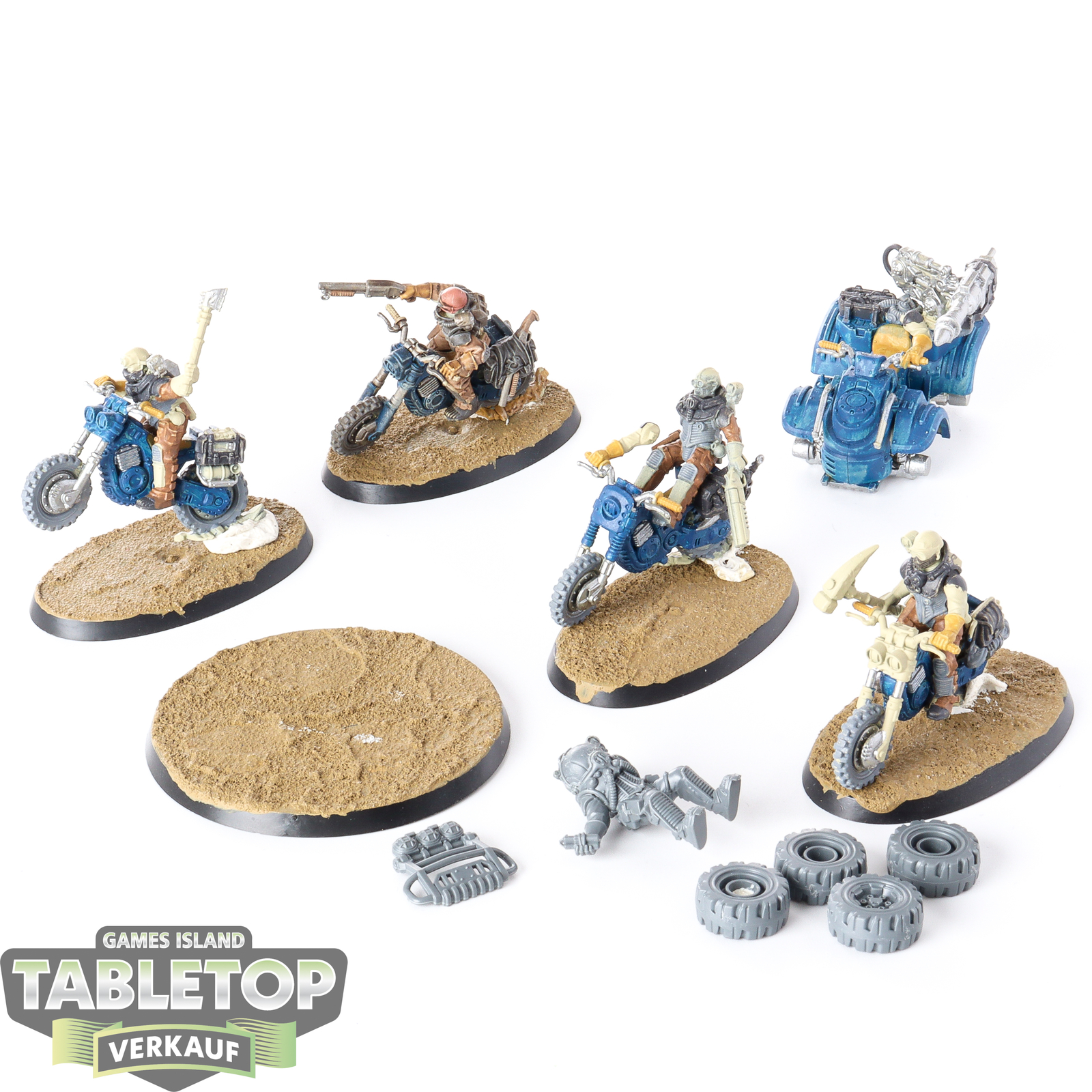Genestealer Cults - 5x Atalan Jackals - teilweise bemalt