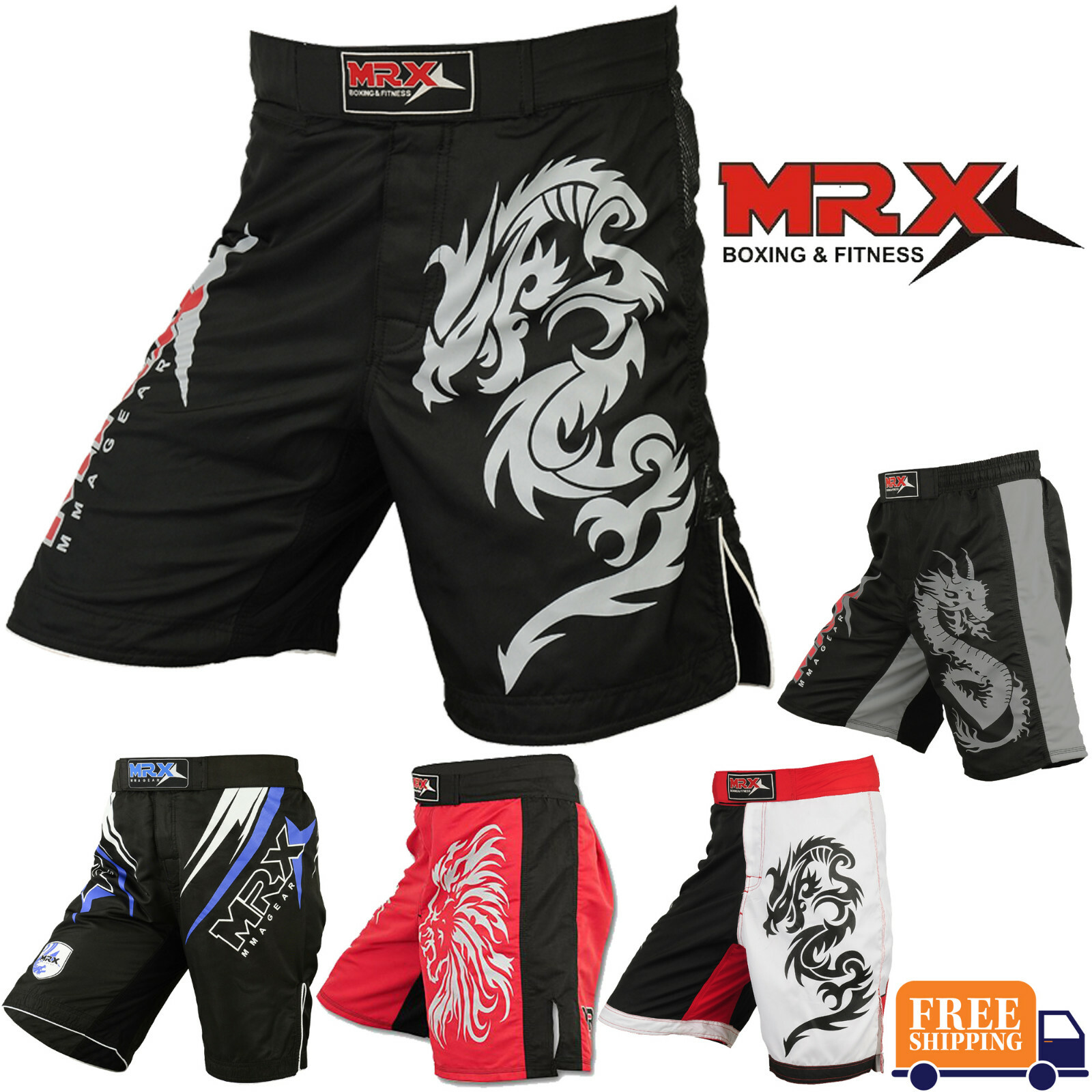 MMA Grappling Shorts UFC Mix Cage Fight Kick Boxing Fighter