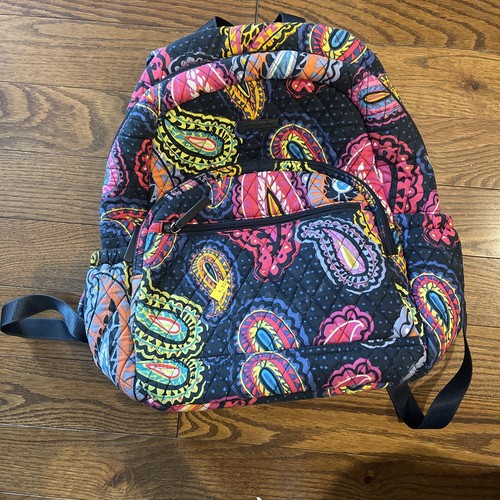 Vera Bradley School Campus Backpack Zippers NWOT Diaper Travel Bag $100+