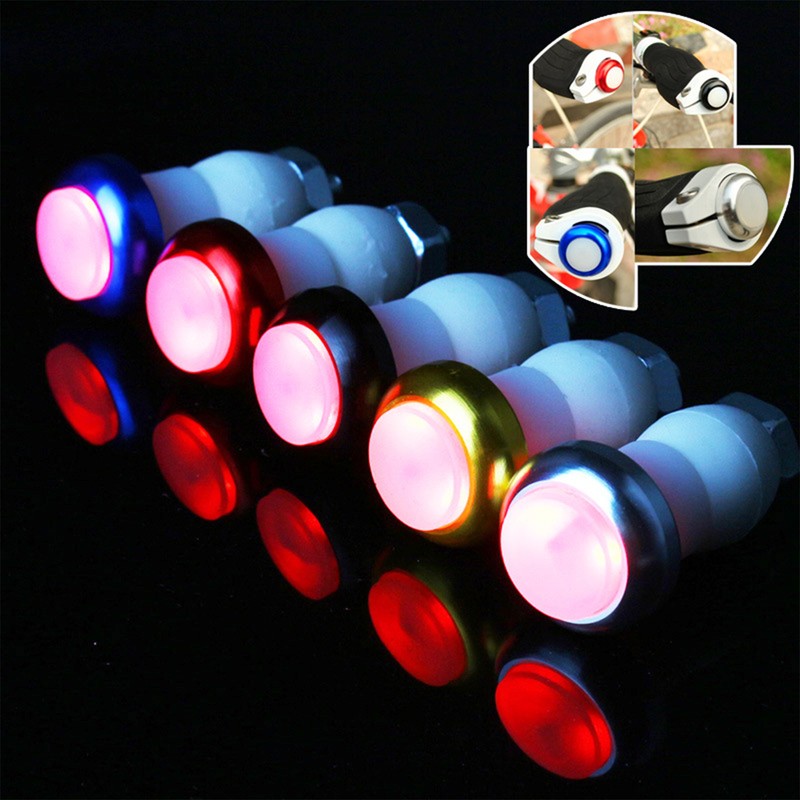 Handlebar Light Led Bar End Plugs Safety Warning Lamp