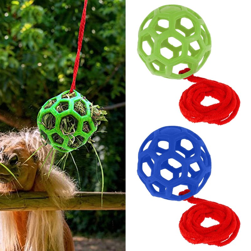 1/2PCS Hay Ball for Horses Feeder Ball Slow Feed Hay Feeder Toy Goat Feeder Ball