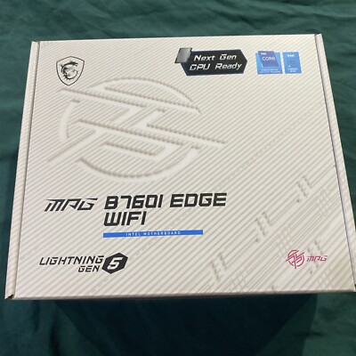 MSI - MPG B760I EDGE WIFI DDR5 (Socket 1700) USB 3.2 Intel Motherboard - Black
