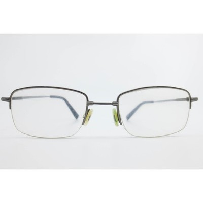 Flex-Factor F5076 Eyeglasses Gunmetal Semi-Rimless Rectangular Frames 52-18-140