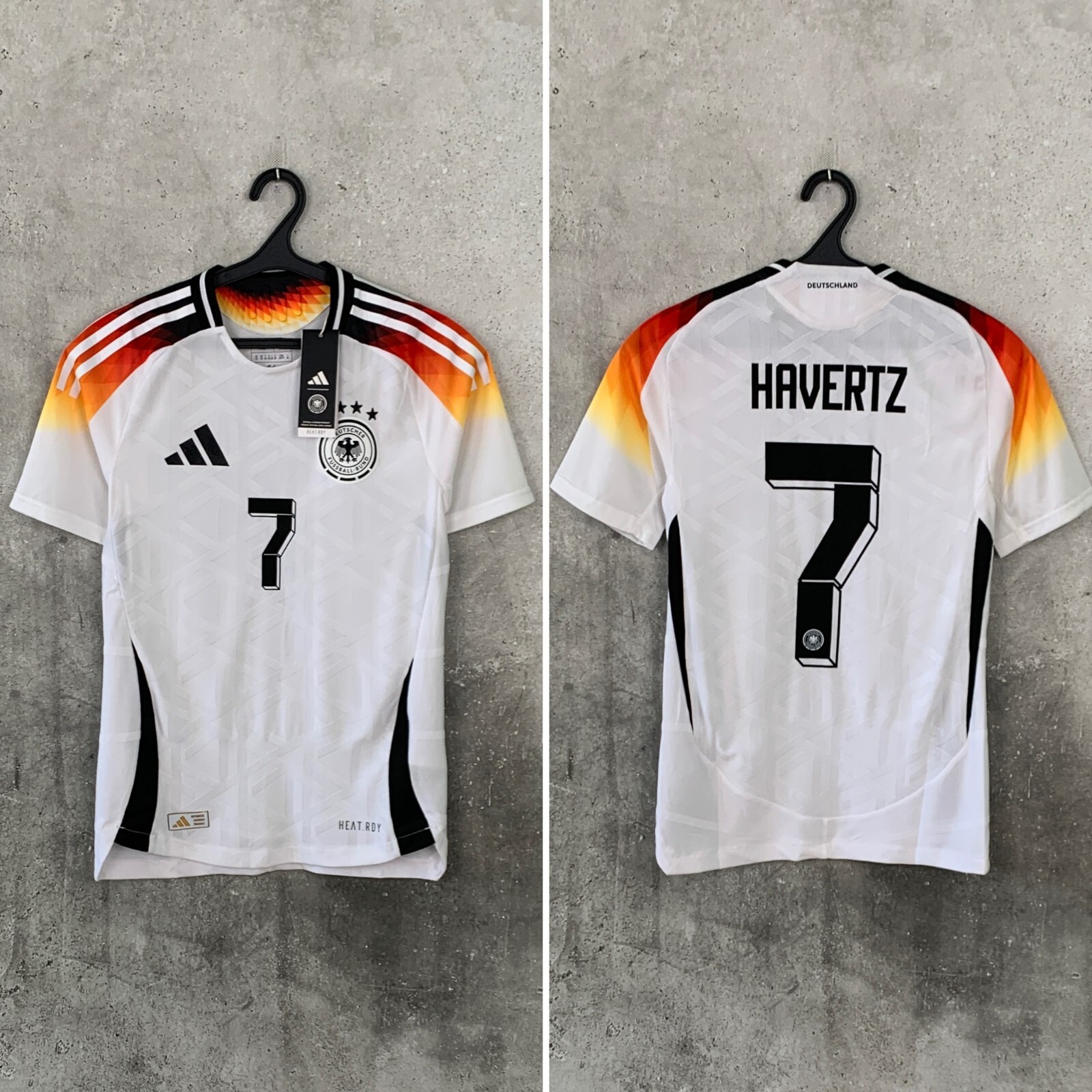 adidas HAVERTZ 7 シャツ XL ホワイト dfb-adidas-125th-anniversary-