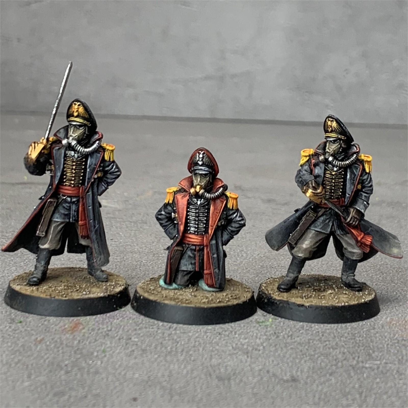 dkk Death Korps of War Commissar Set Forge World Warhammer