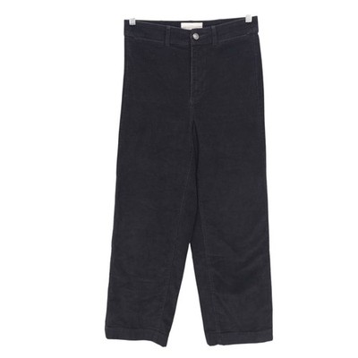 EVERLANE Black Corduroy Relaxed Straight Leg Pants Size 4